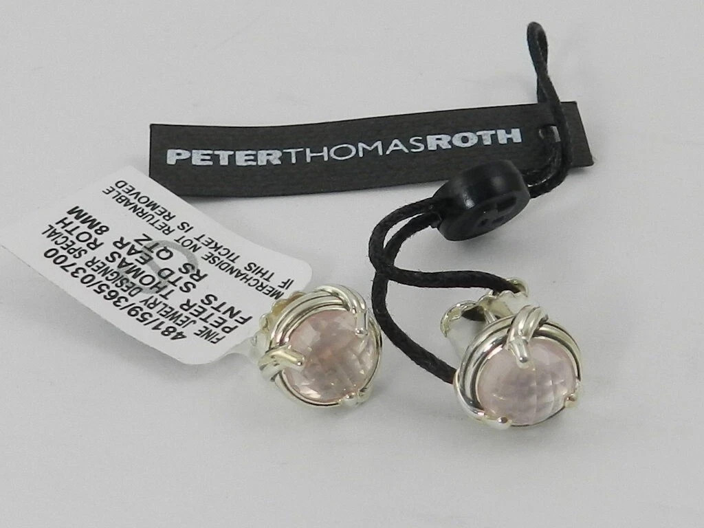 Peter Thomas Roth Rose Quartz Stud Earrings (4-1/2 ct. t.w.) in Sterling Silver
