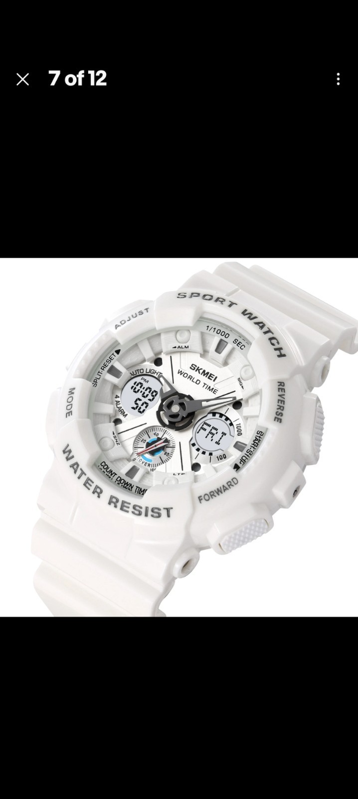 Men’s Watch Sports Wrist Watch Backlight 50M Resistant B8D4