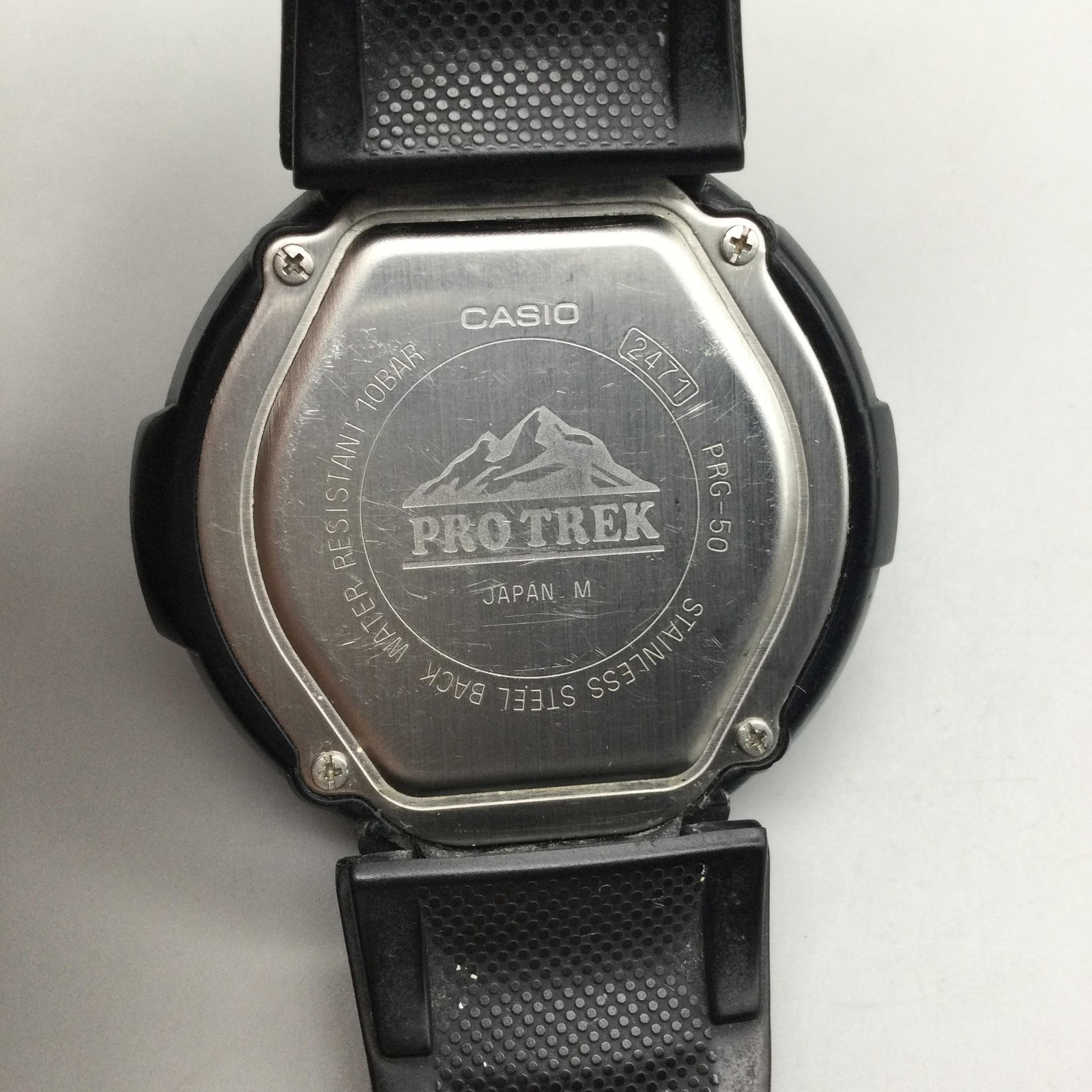 Casio Pro Trek PRG-50 Mens Watch 52mm Digital Triple Sensor Tough Solar