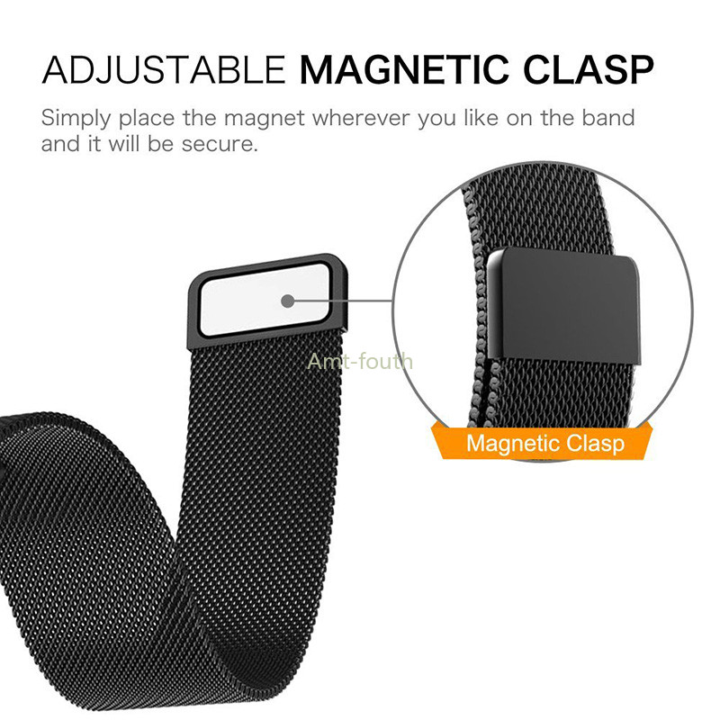 Metal Magnetic Mesh Strap Loop Wrist Band For Samsung Galaxy Watch Ultra 2 2026