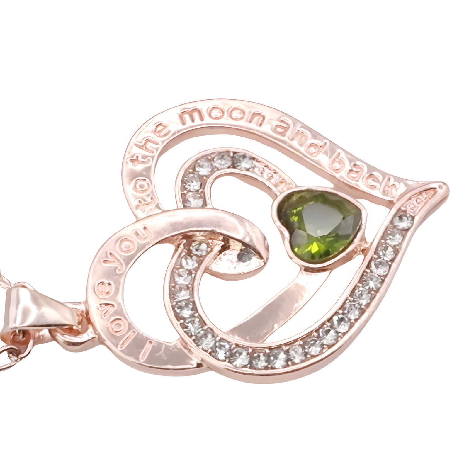 18K Gold Plated Zinc Alloy Pendant with Channel Set Crystal Rhinestones B309