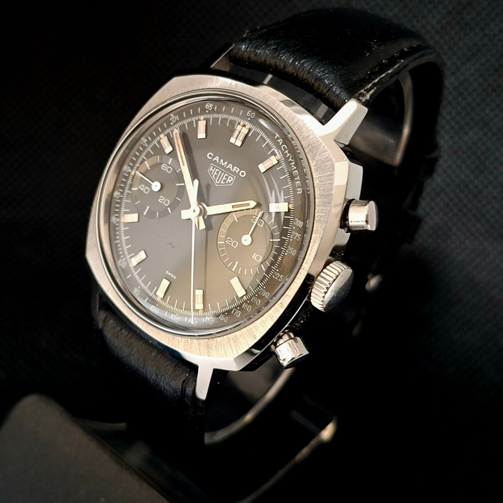 Heuer Jarama ref.110.225 vintage 1978 automatic chronograph cal.12
