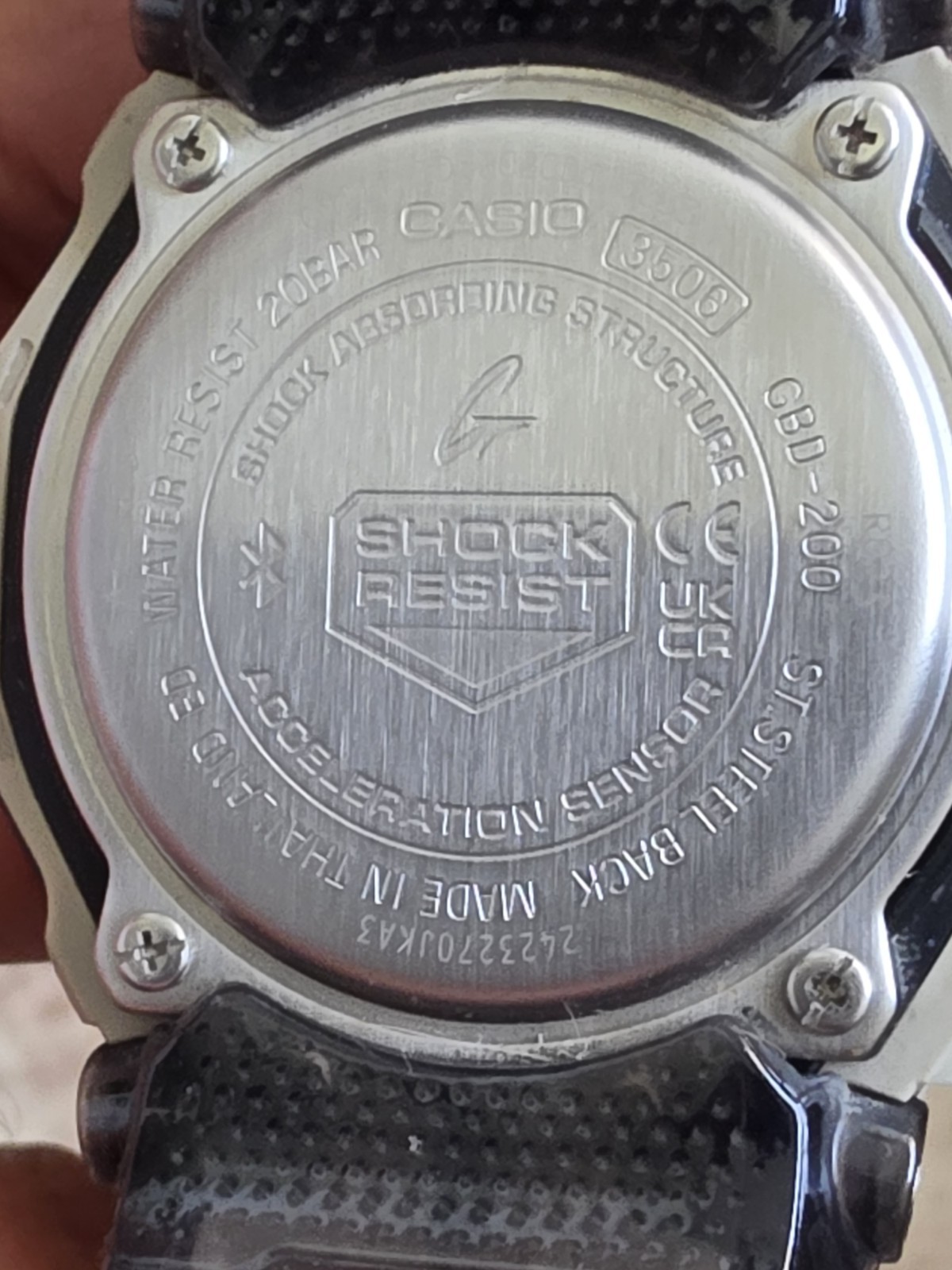 Casio G-Shock GBD-200 G-Squad Grey