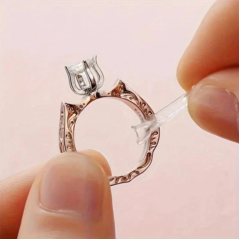 12PCS Ring Size Adjuster Set Invisible Ring Tightener for Loose Rings