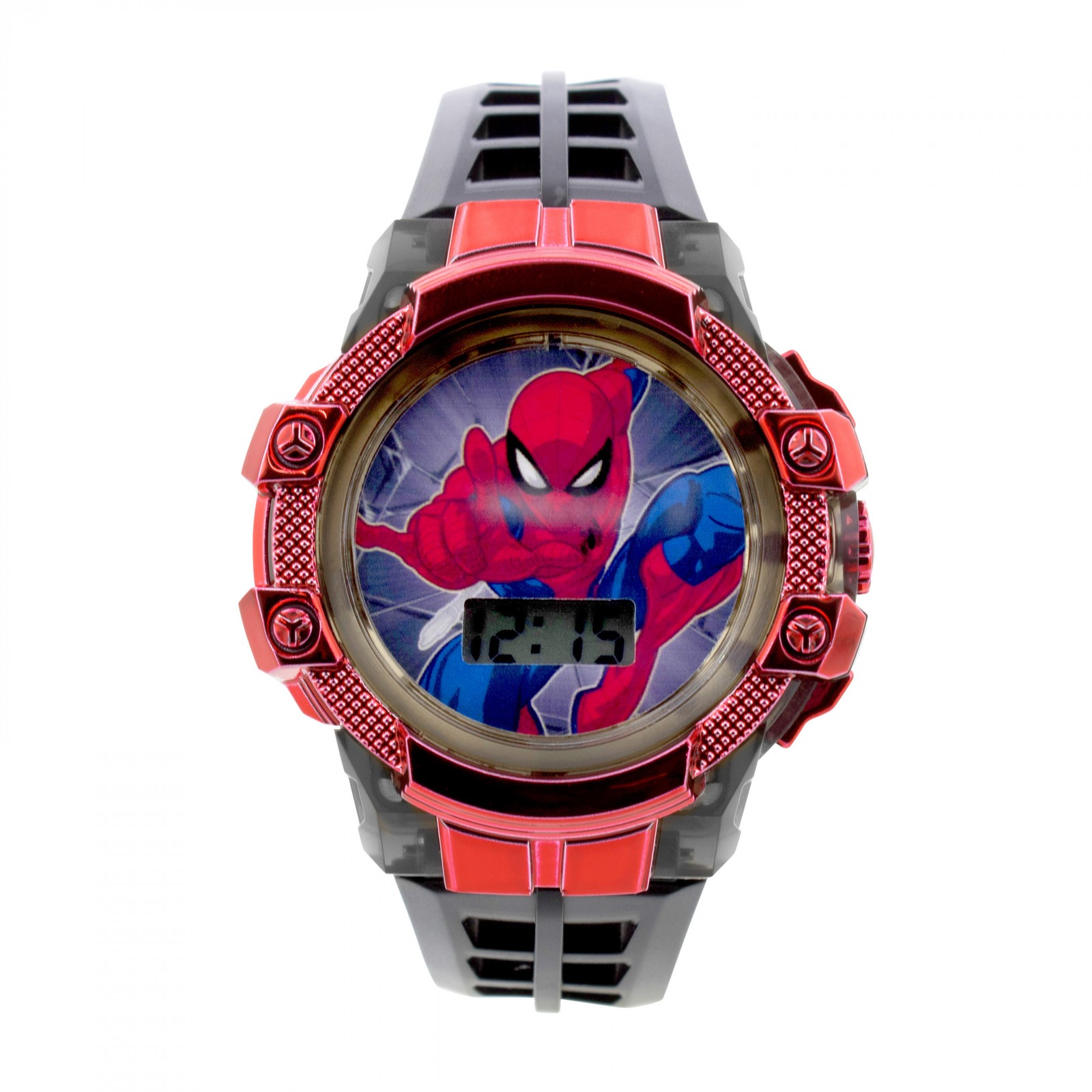 Spider-Man Flashing Lights LCD Kid’s Watch Multi-Color