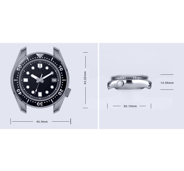Heimdallr Sharkey Titanium SBDX001 MM300 NH35A Dive 300m Automatic Watch 42mm C3