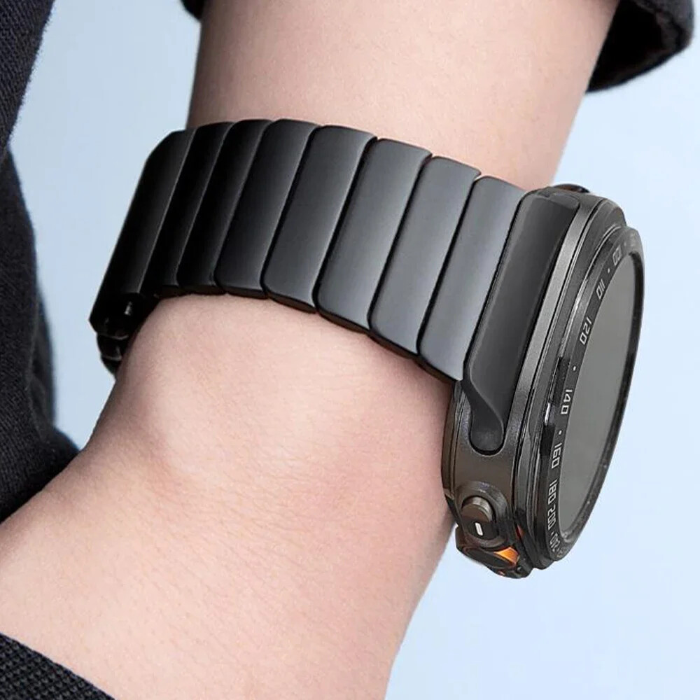 Titanium Link Bracelet For Samsung Galaxy Watch 7 Ultra Bands Magnetic Buckle
