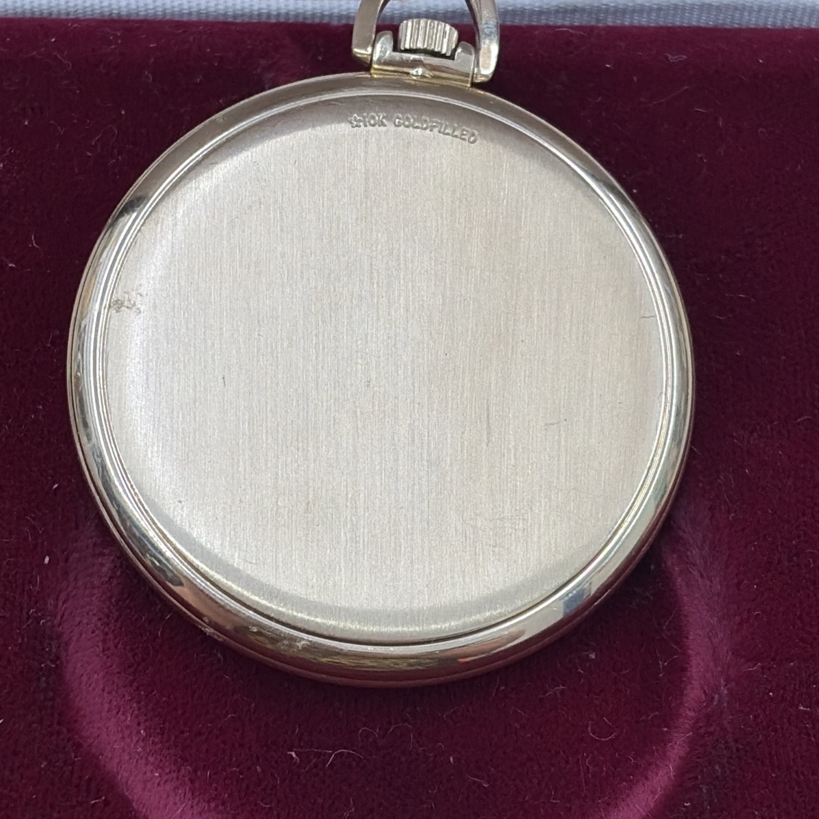Vintage 1960s Omega 10K Gold Filled Dress Pocket Watch Central Seconds