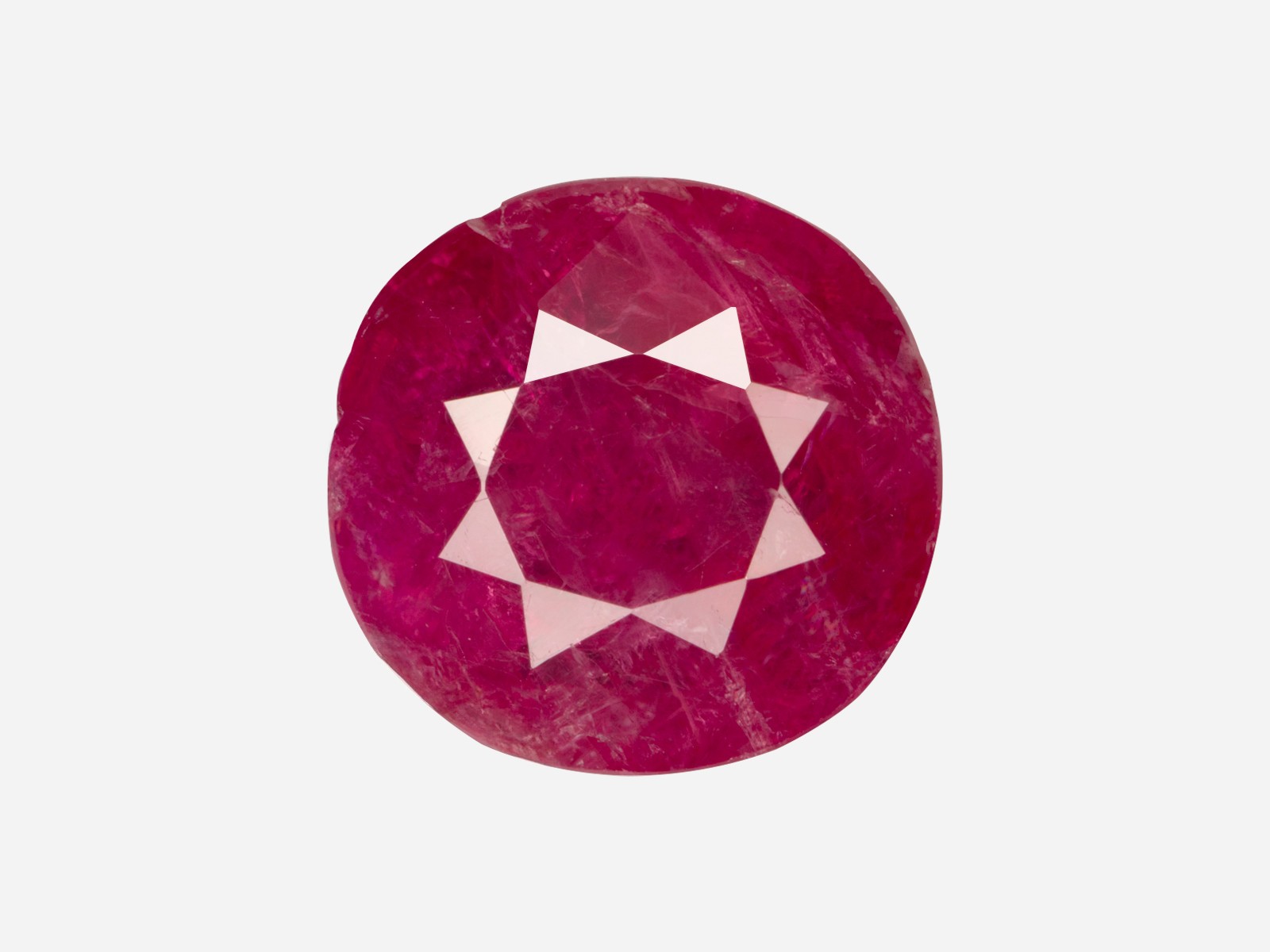 GII Certified MOGOK BURMA Ruby 3.04 Ct. Natural Untreated CUSHION Loose Gemstone