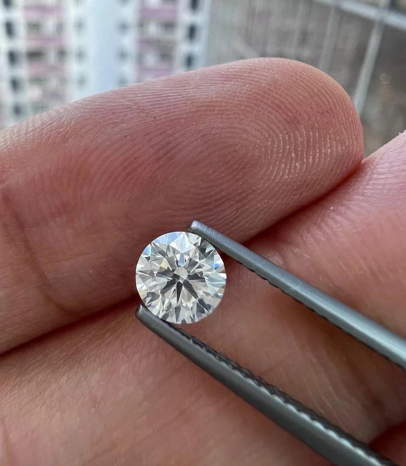 10 Pcs Natural White Diamond Round Cut VVS1 D Grade 6 MM Certified Loose Gems