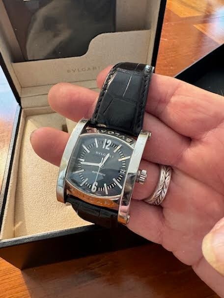 BVLGARI Assioma AA44S Automatic bracelet men’s watch in original box