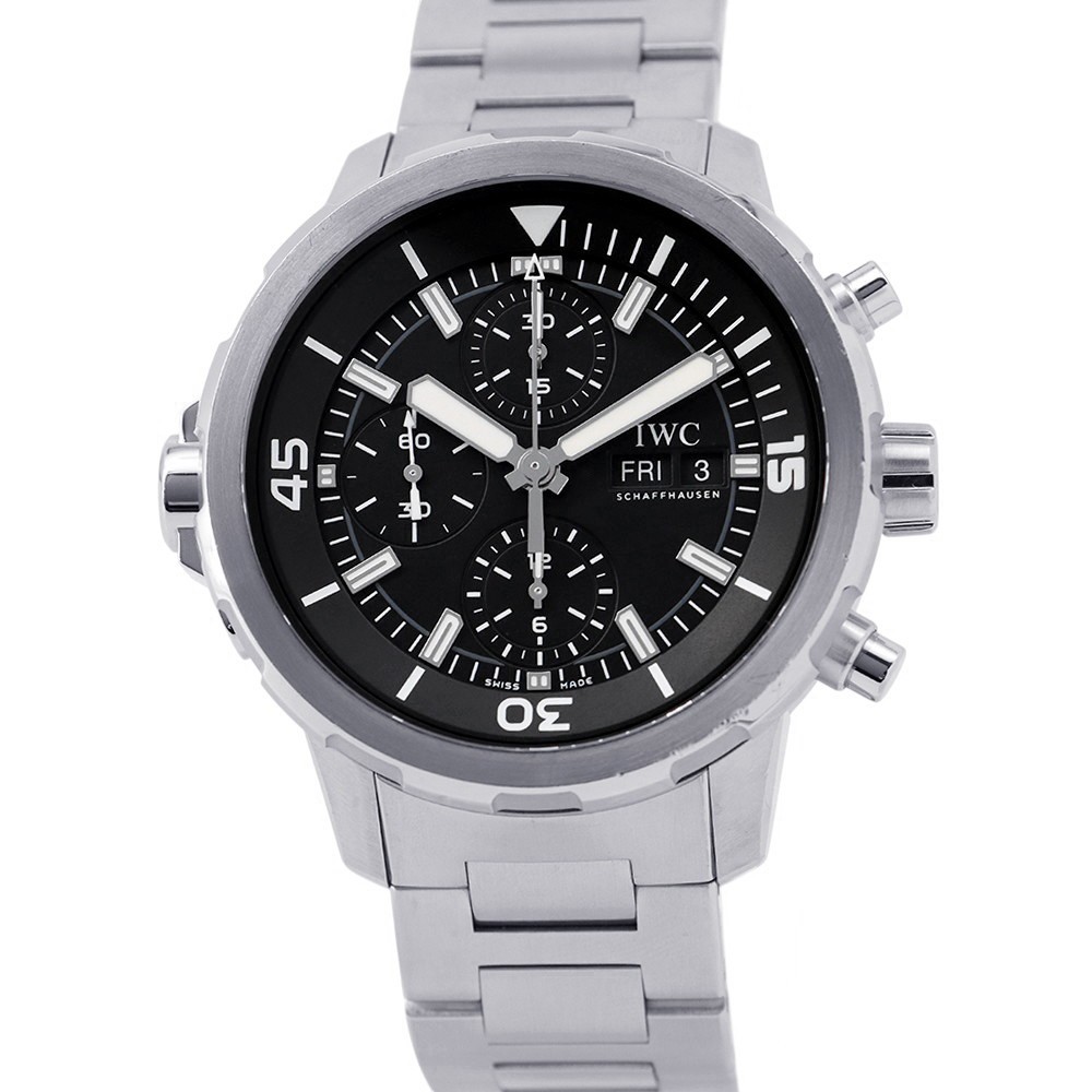 IWC Aquatimer Chronograph 44mm Stainless Steel Black Dial IW376804