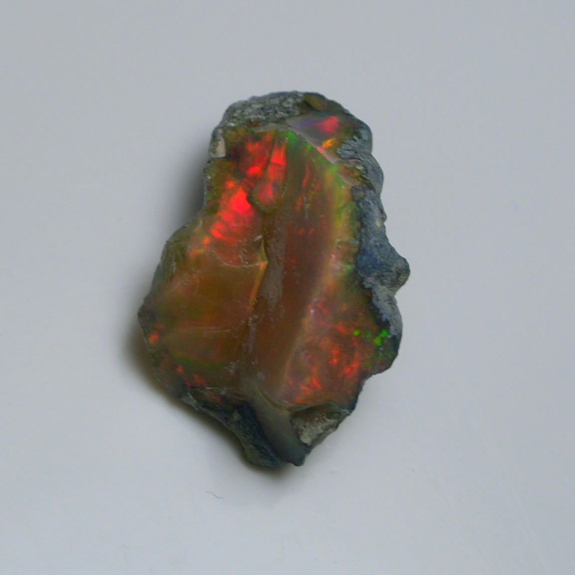 Natural Ethiopian Black Opal Rough 12.70 Ct – Ideal for Jewelry, Welo Fire Opal