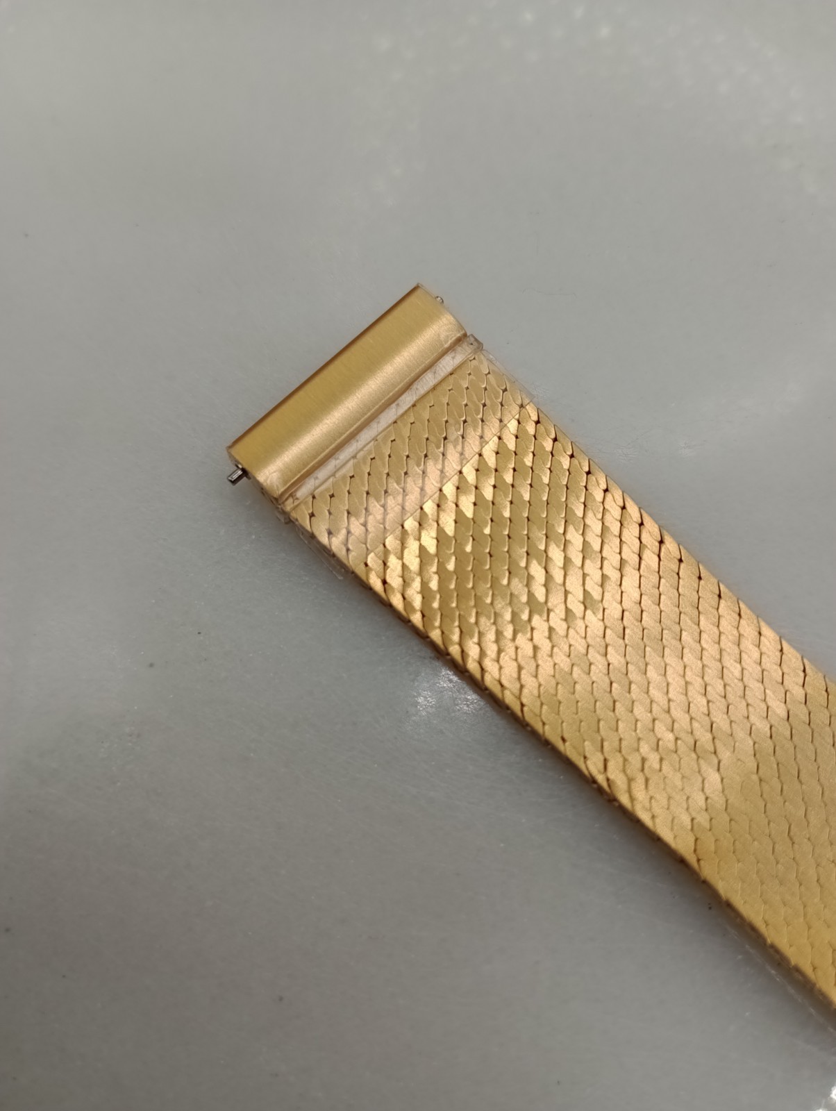 New Watchgecko 20mm Calibre 1960 Mk2 Mesh PVD Gold Watch Strap Bracelet 6B450
