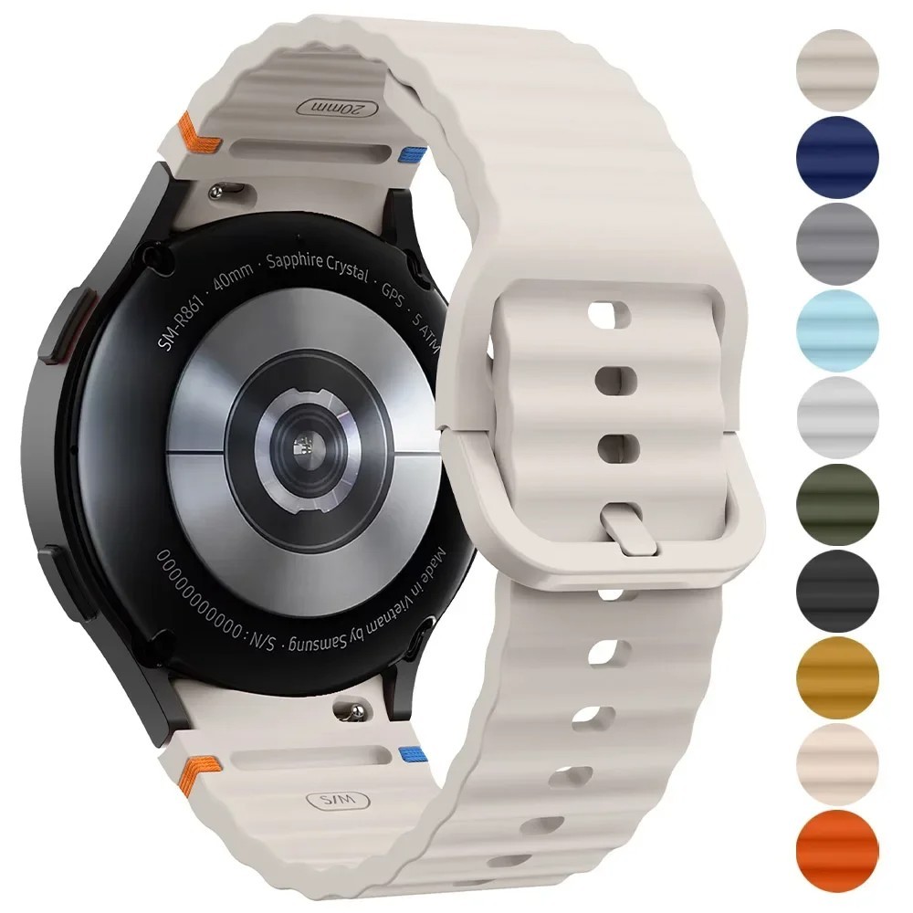 Strap For Samsung Galaxy Watch 7654FE 404447mm Silicone Sport Watch Band
