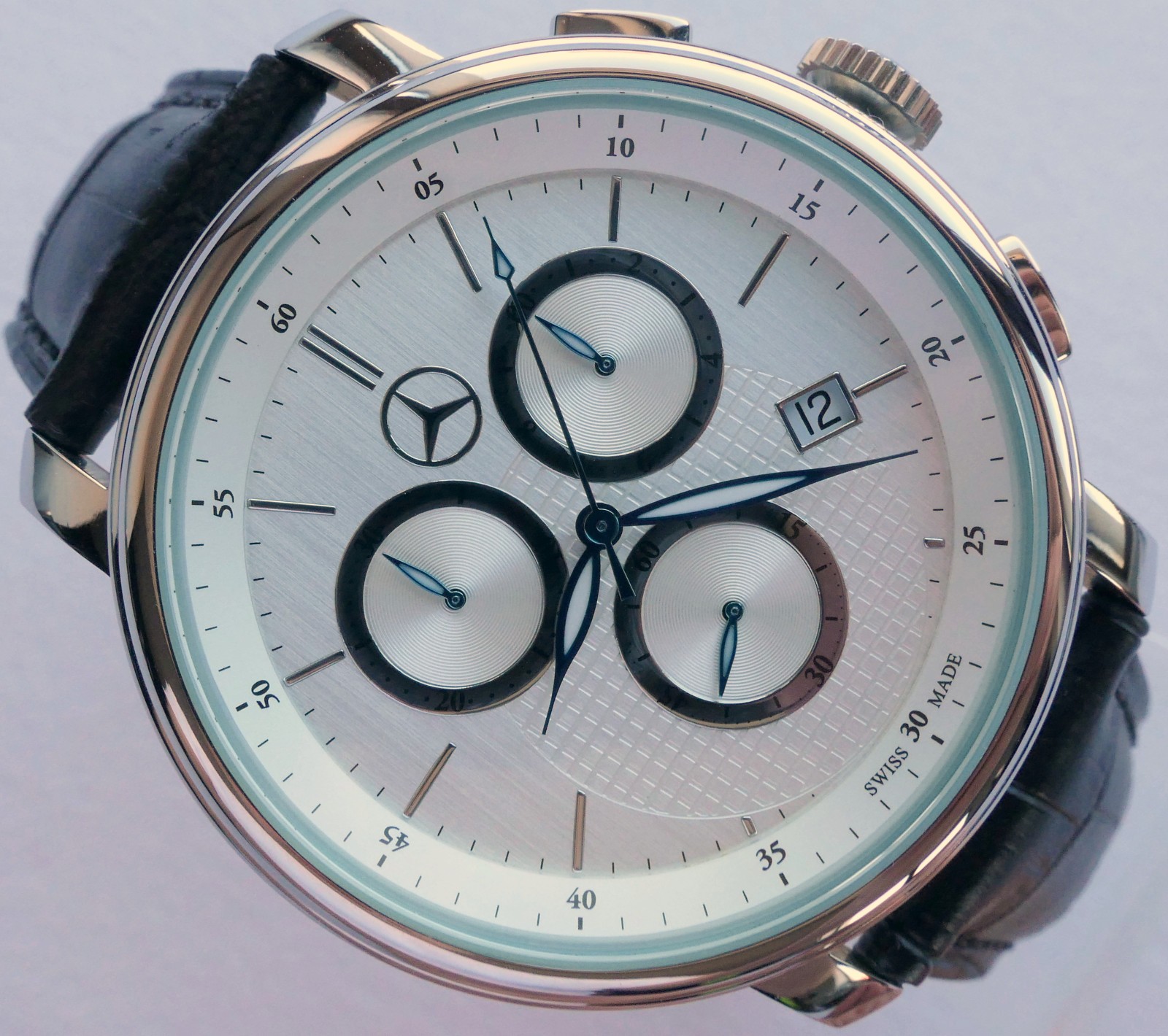 Mercedes Benz Classic Collection Car Accessory Art Deco Design Chronograph Watch