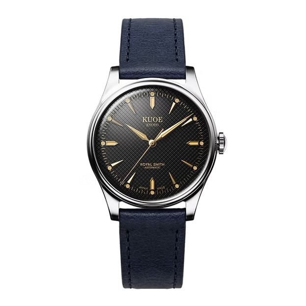 KUOE Kyoto Royal Smith 90-006 Gold Ivory Waffle Dial Miyota 9039 Auto Unused JP