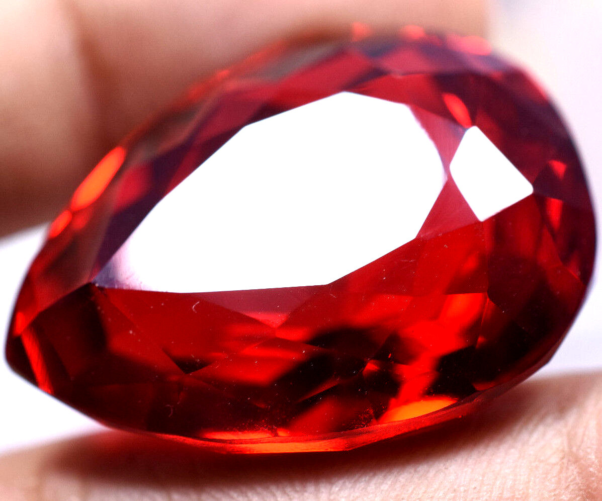 Lab Created 58.85 Ct Red Topaz Awesome Brazilian AAA+ Quality GGL Certified Gem