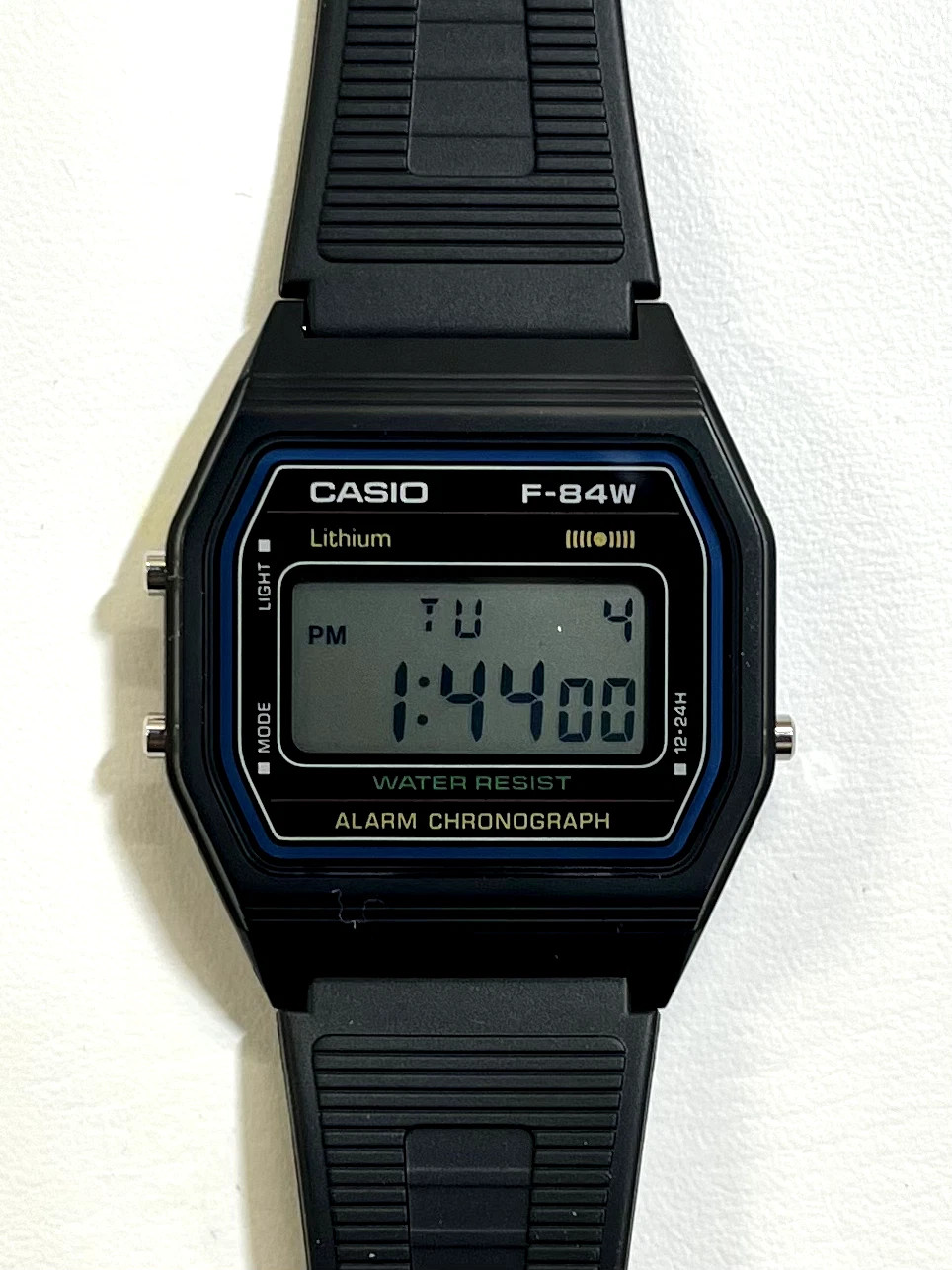 CASIO Watch Standard F-84W-1QJH Black Simple designed Watch NEW