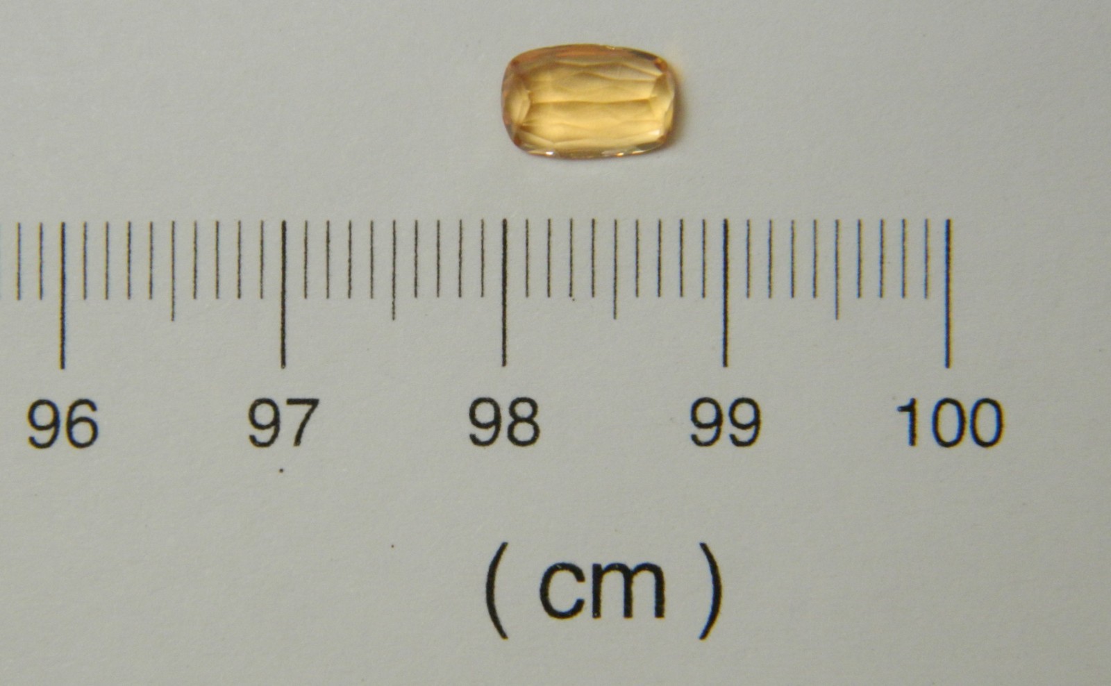 Imperial Topaz 1.36 Ct Clarity IF Cushion Cut Natural Golden Brazil I020