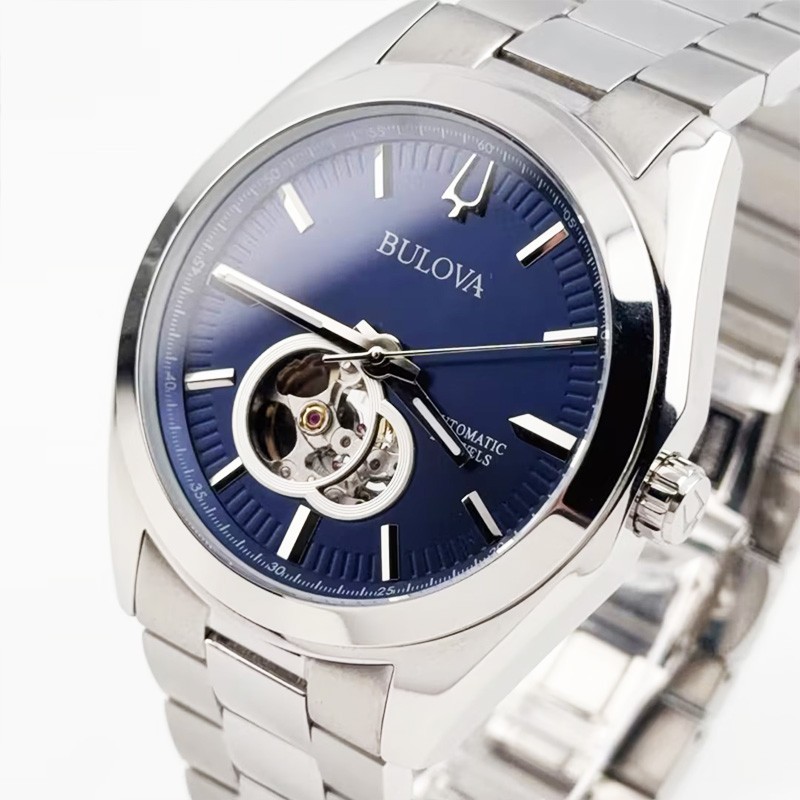 Bulova Surveyor 96A275 Automatic Men’s watch Blue Dial Stainless Steel 42mm