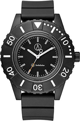 Citizen Q&Q SmileSolar RP30-002 Diver Watch Black Solar Analog Men’s New Japan