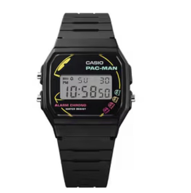 Casio Pac-Man 45th Anniversary Collaboration Series Digital Watch F-91WPC-1A
