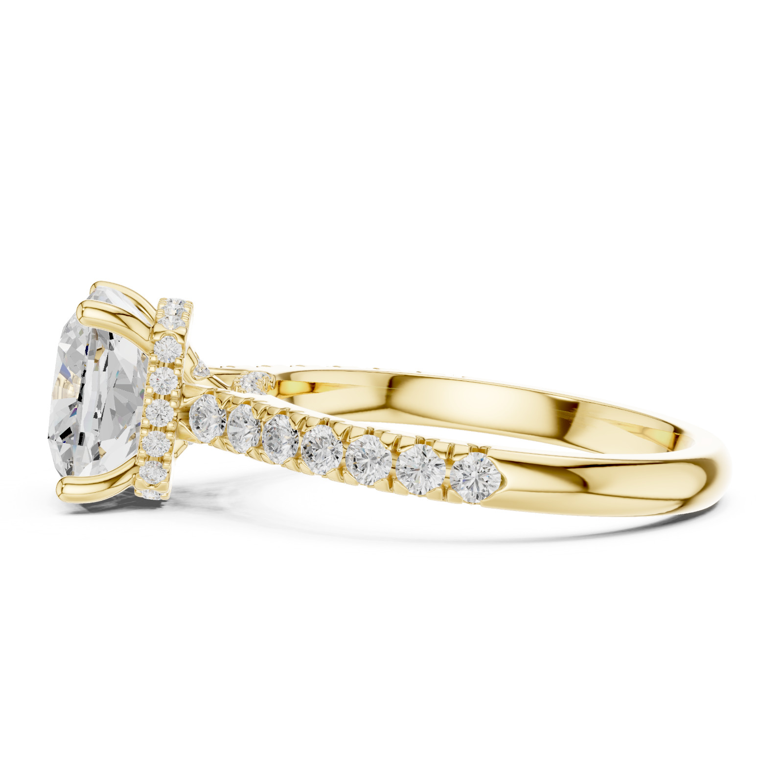 Certified 3.6 Ct Lab Grown Diamond Anniversary Cosmos Women Ring 14K Gold Over