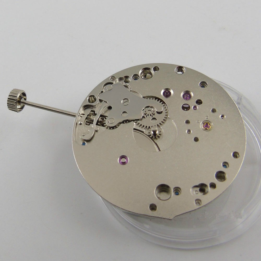 2 Hands 17 Jewels 6498 Mechanical Hand Winding Watch Movement Repair Parts
