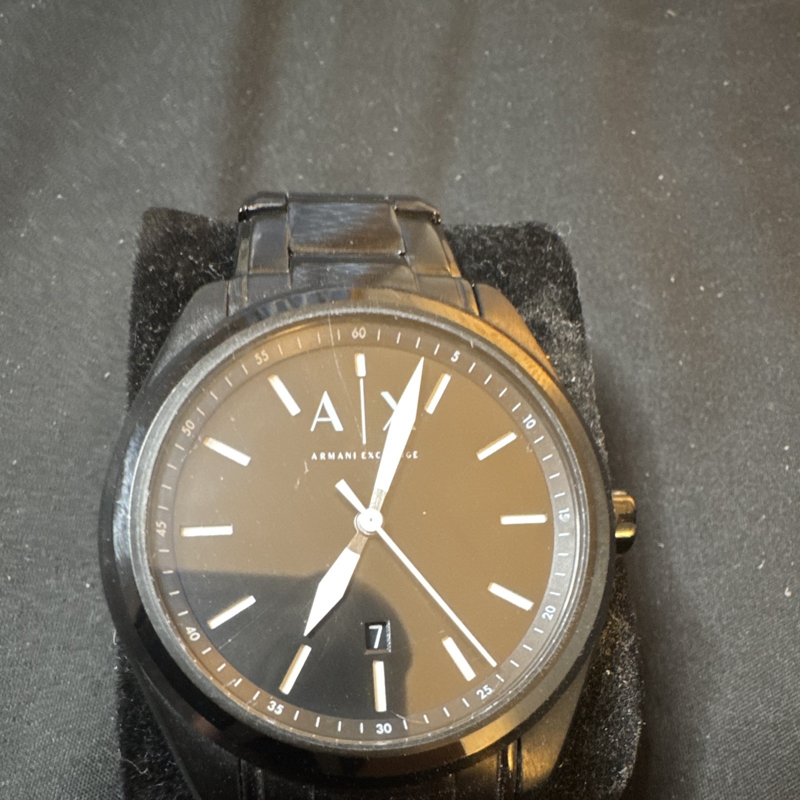 Armani Exchange AX2858 Men’s Quartz Analog Watch Black Dial Date 50m Bracelet
