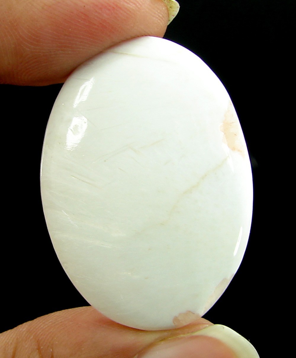 32.70 Ct Natural Scolecite Loose Gemstone Cabochon Wire Wrap Stone – 3372