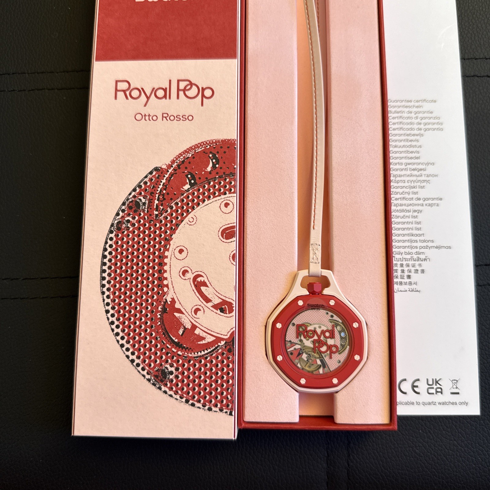 Swatch x AP Audemars Piguet Royal Pop Otto Rosso – NEW