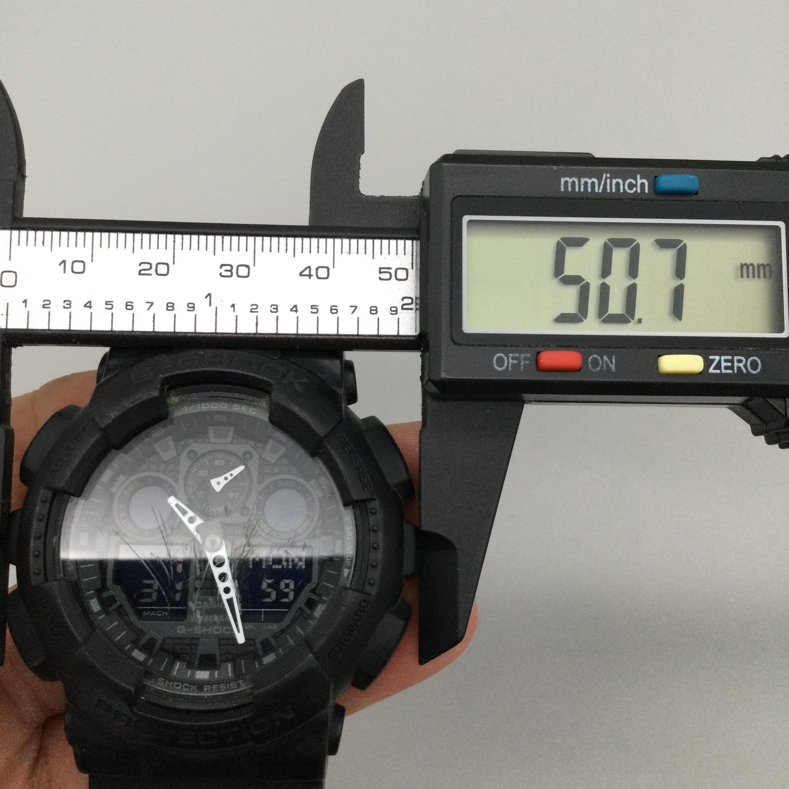 Casio G-Shock 5081 GA-100 Mens Watch 51mm Black Ana-Digi 200M Blackout