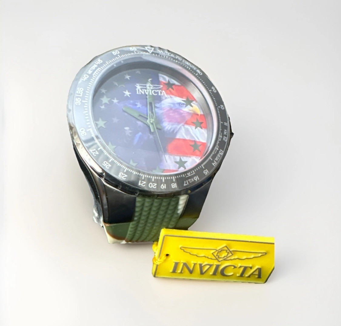 Brand New Invicta Aviator Freedom Flyer 48956 50mm Men’s Quartz Watch