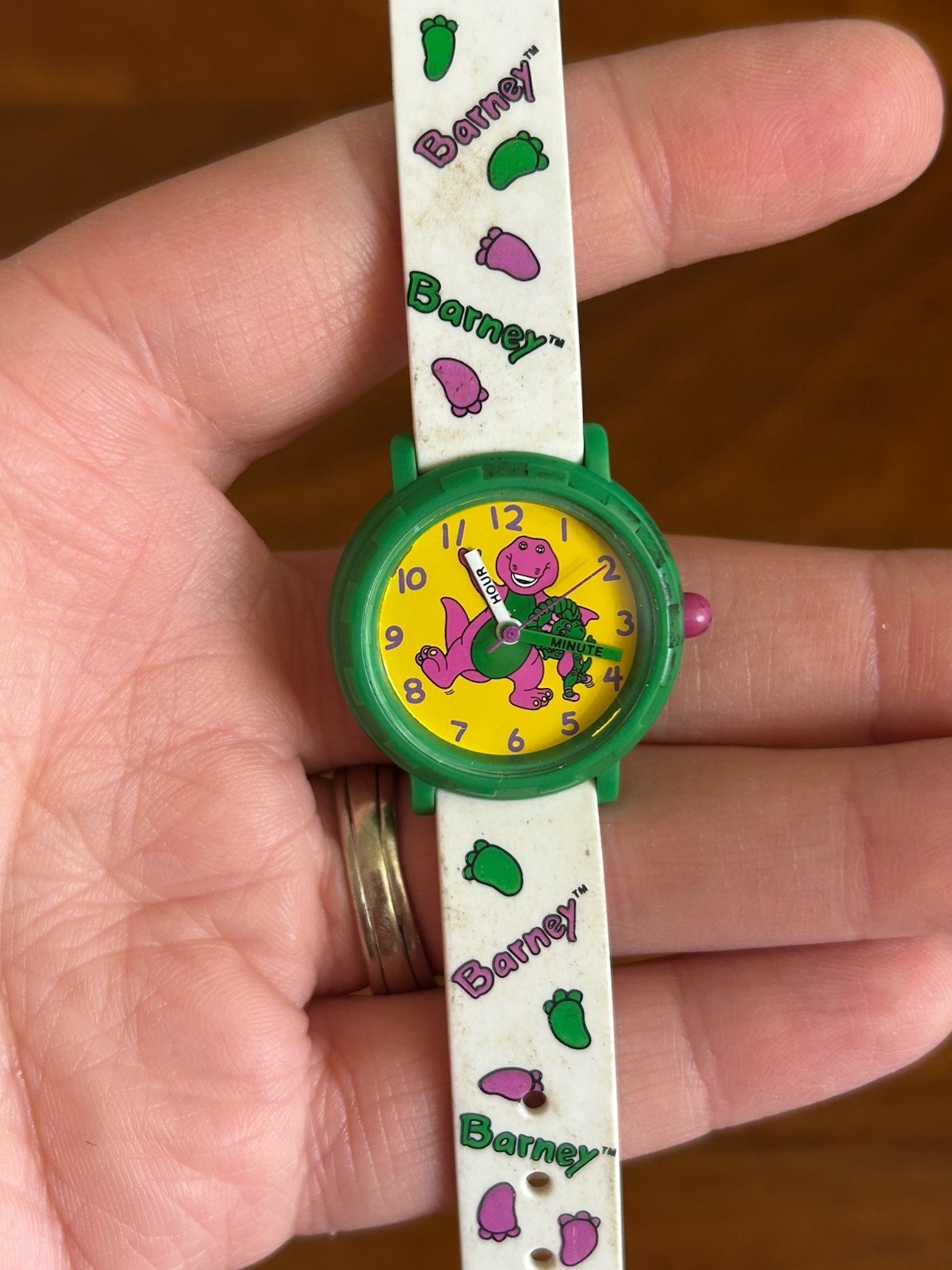 Telling Time with Barney Watch Armitron 1993 Vintage Watch Un-Tested