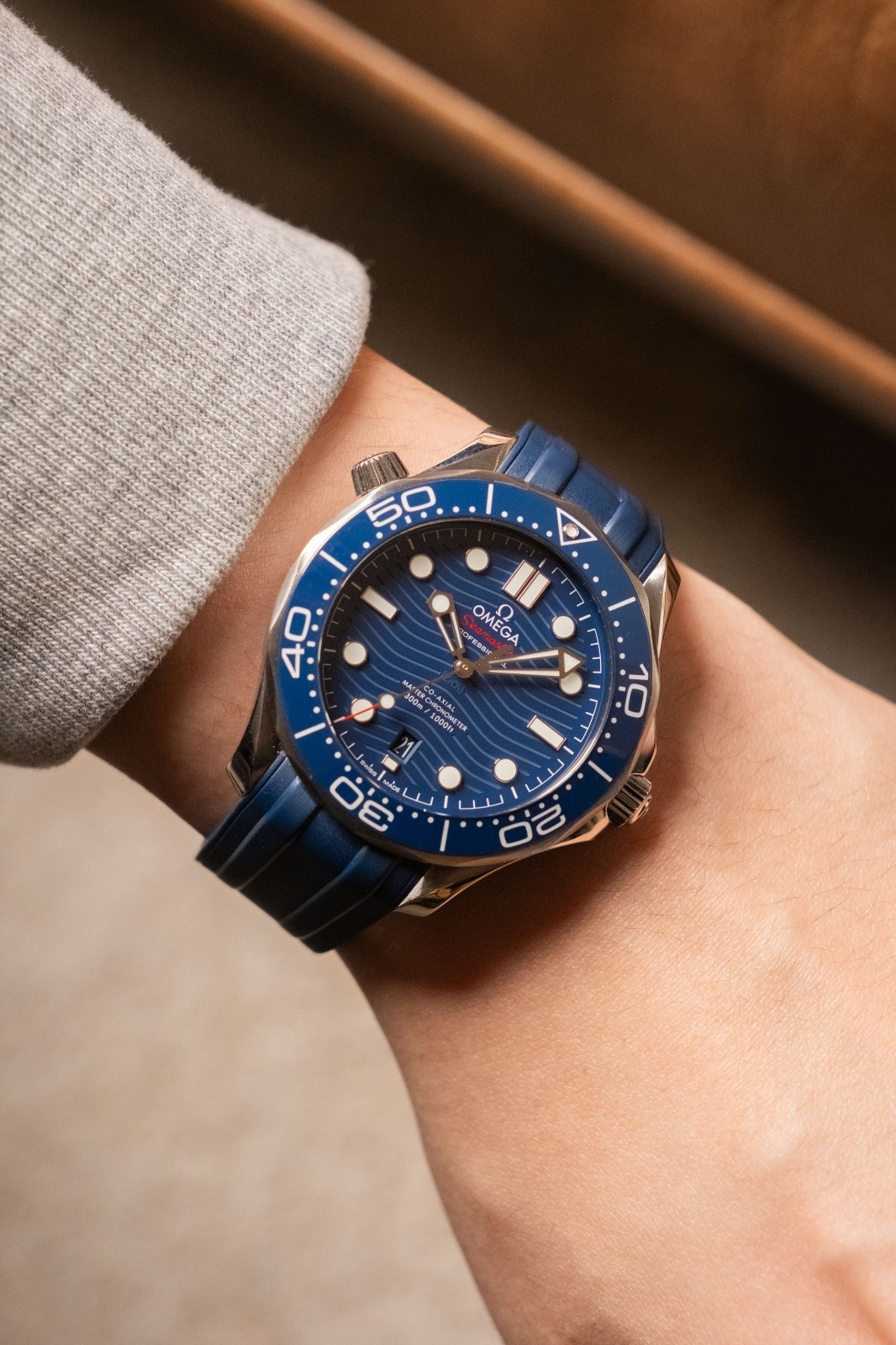 2022 Omega Seamaster Diver 300M Ref. 210.32.42.20.03.001 with Box and Papers