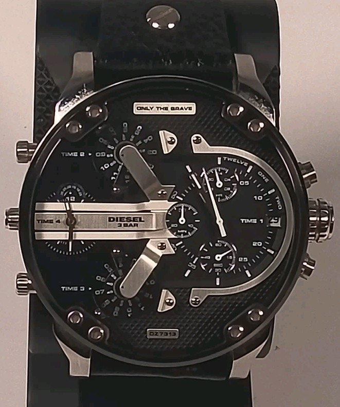 Diesel Mr Daddy 2.0 Men’s Chronograph Black Watch Oversized DZ-7313