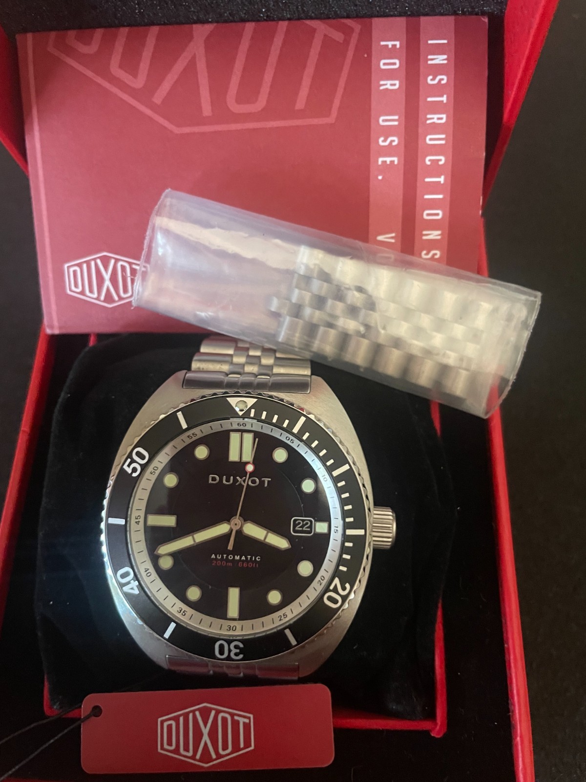 DIY REPAIR/PARTS: Duxot Tortuga Automatic Watch DX-2026-11 (Plz read descript!)