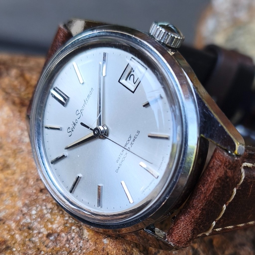 Vintage Seiko Sportsman 17 Calendar 6602-7030 Manual 1967 Serviced