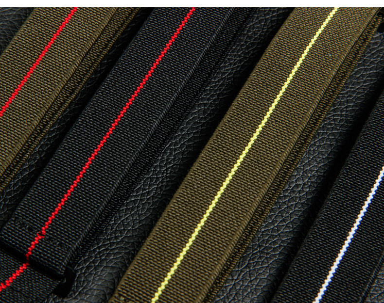 High Quality Nylon Canvas Watch Strap Band Military Diver 18/20/22mm One-Piece