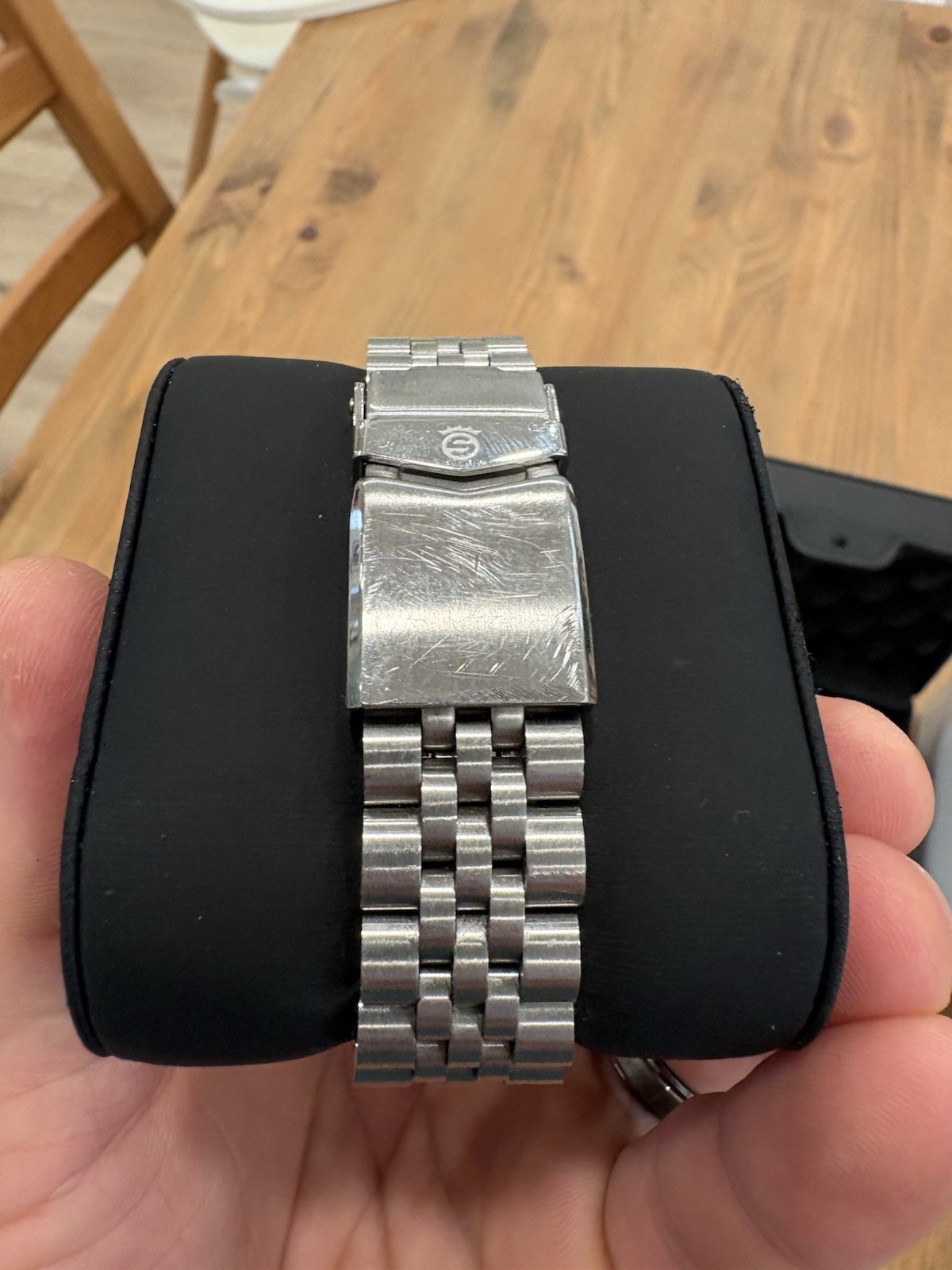 Steinhart Ocean One GMT 39mm, Blue And Black, 2025, Jubilee Style Bracelet