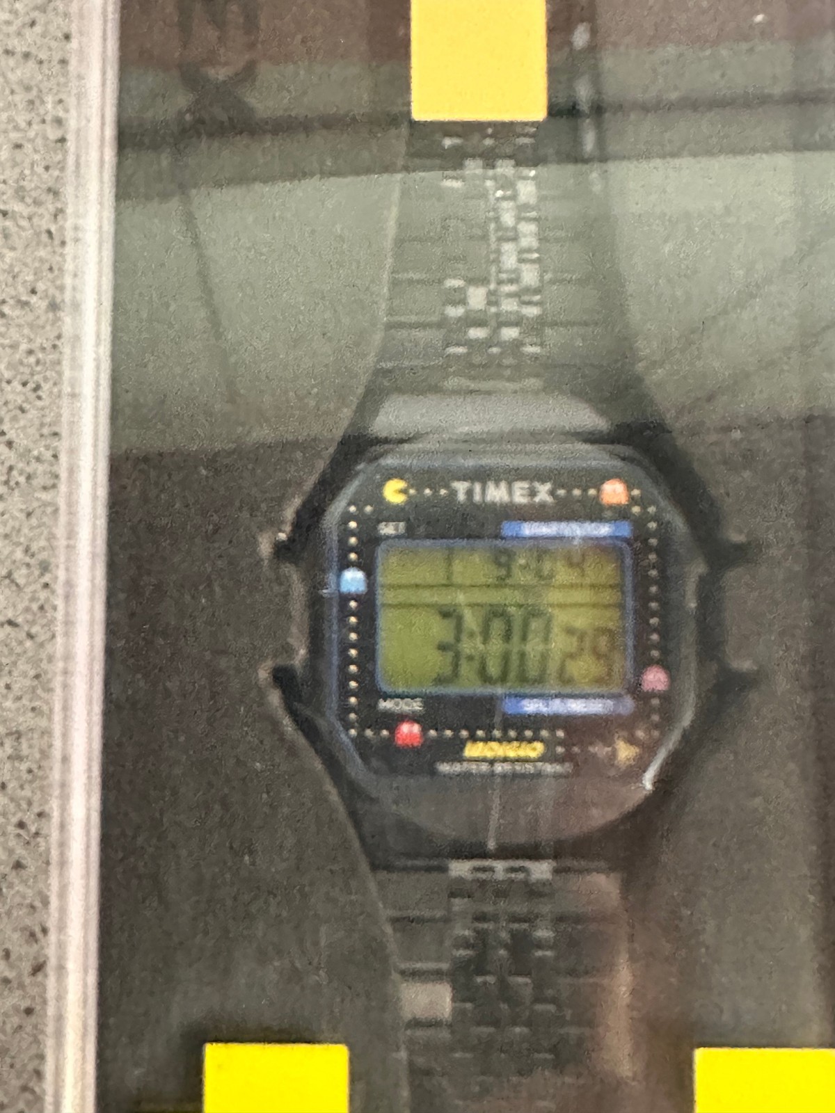 Timex Pac-Man T80 Digital Watch Black Unisex Retro Video Game Indiglo