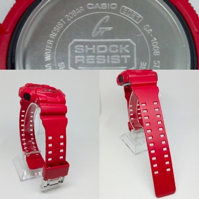 Big case Red model GA 100B 4AJF G SHOCK