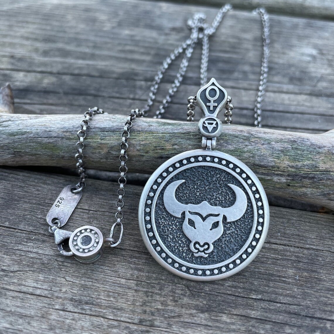 Constellation Zodiac Taurus Necklace 925 Sterling Silver Necklace Duty Free