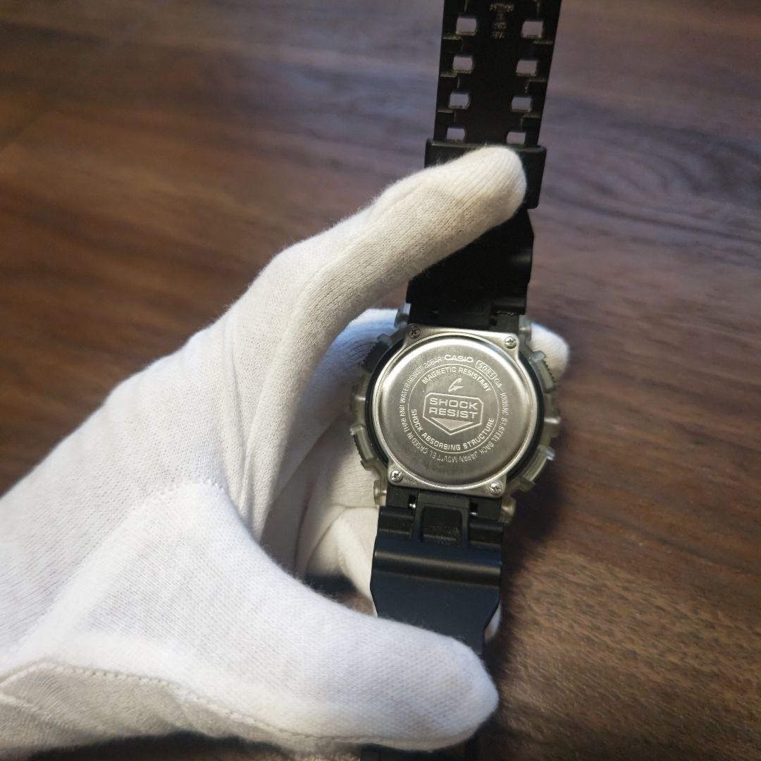 CASIO G-SHOCK Digital Watch Transparent Black Band Free Size