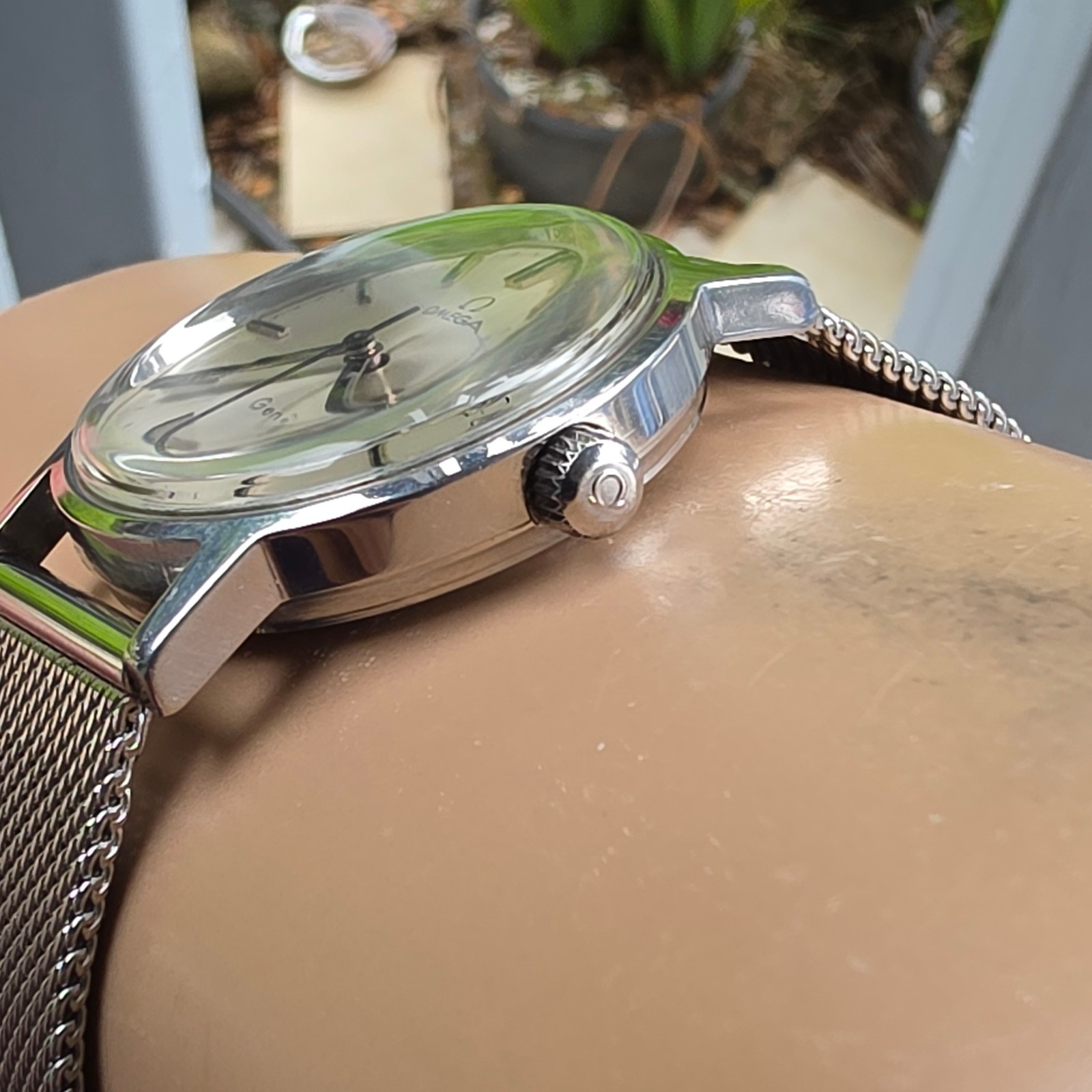 Vintage OMEGA Geneve men’s manual wind watch Ref:136.0098 Date swiss 1972