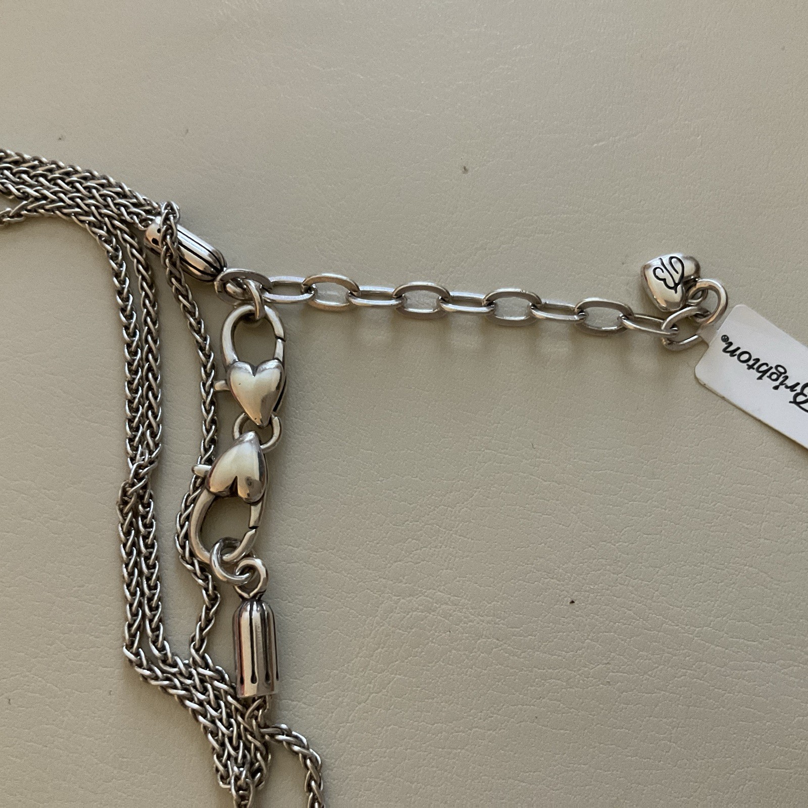 STUNNER NWT BRIGHTON ONE LOVE CIRCLE MULTI CRYSTAL CONVERTIBLE NECKLACE RP$198