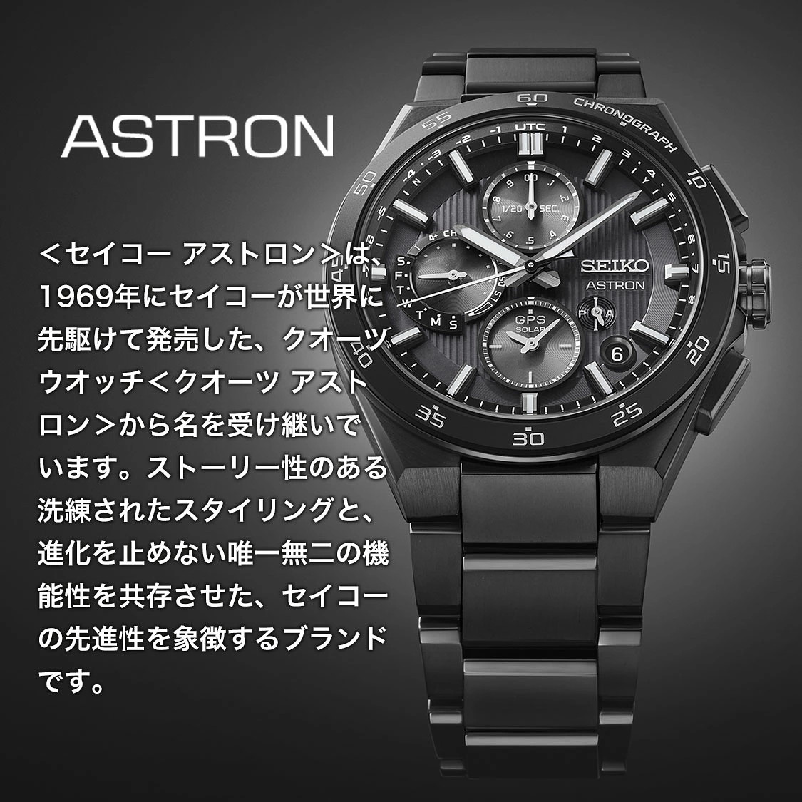 by Wi selectable Seiko Astron NEXTER SBXC11 GPS solar watch GPS satel
