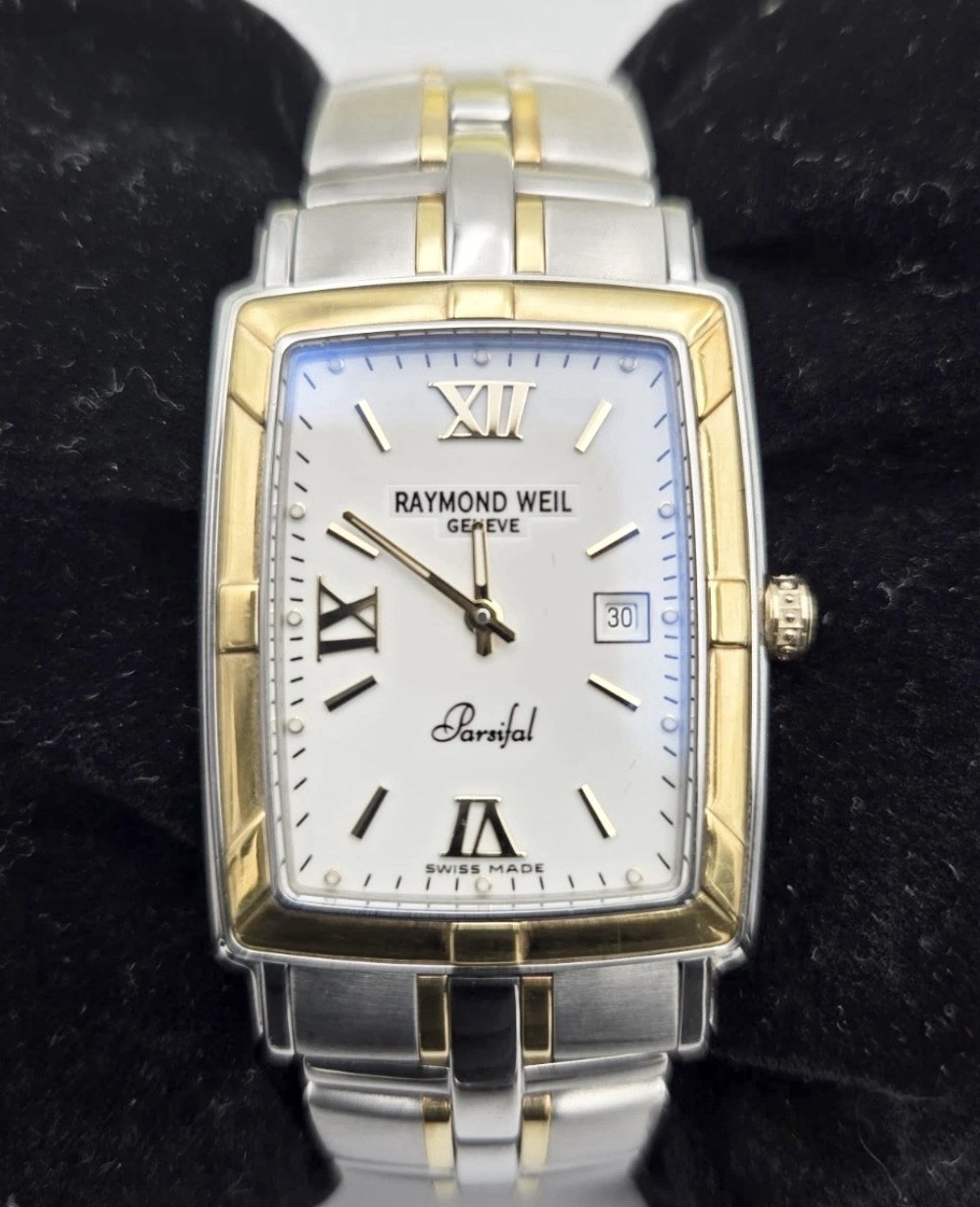 Raymond Weil Gold & Stainless Parsifal Watch in Excellent Condition Model 9340