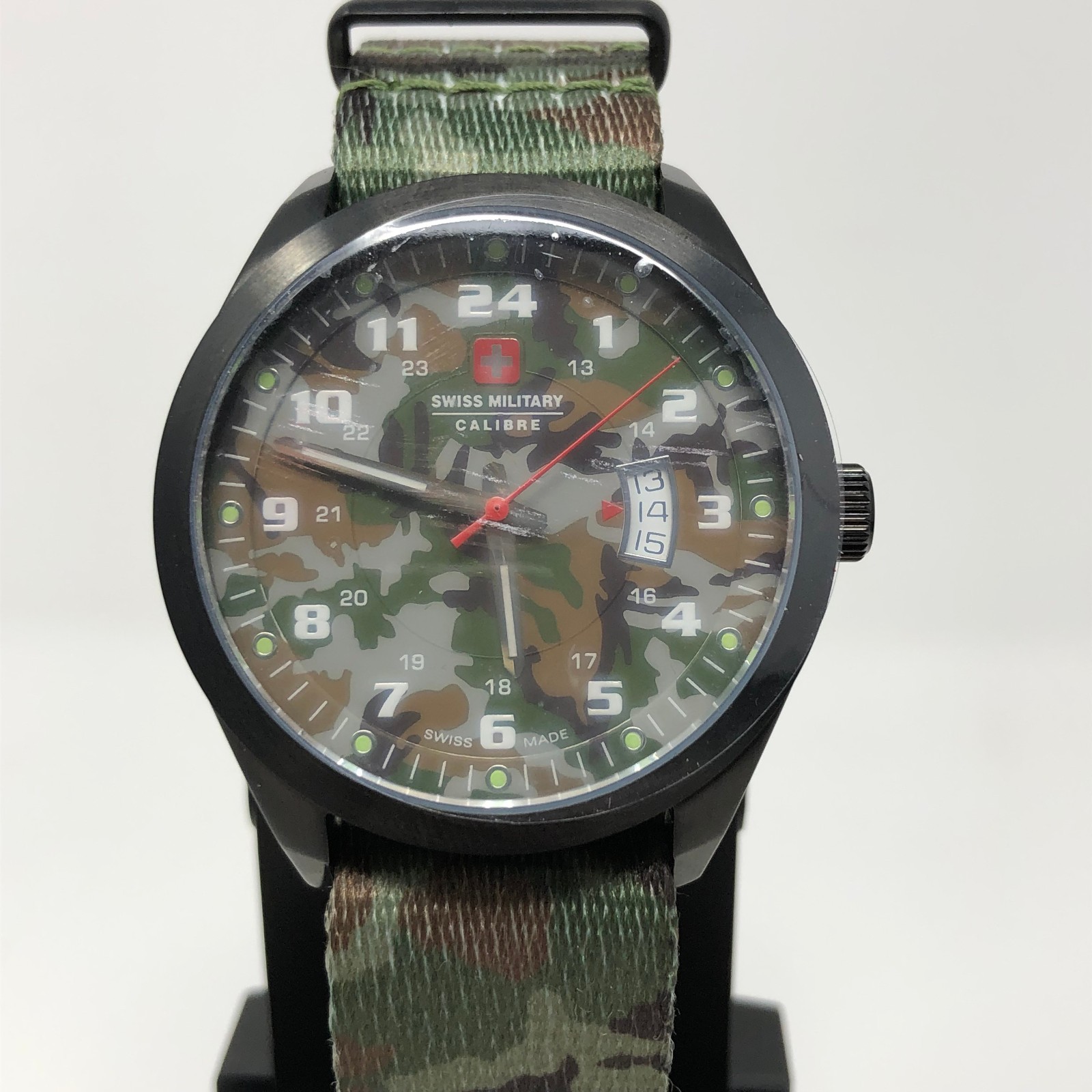 Swiss Military Mens Watch Calibre 06-4T1 Trooper Quartz Camoflage NEW IN BOX RUN